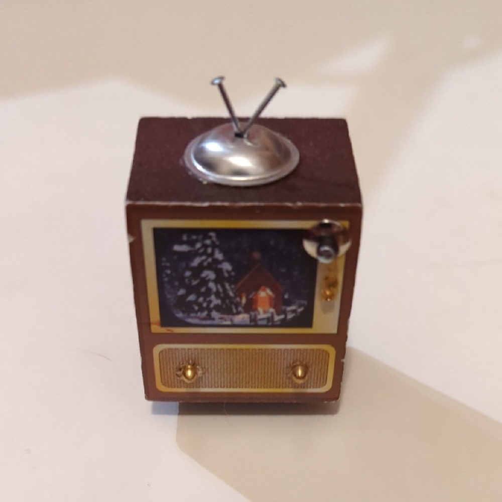 Miniature Television Model
